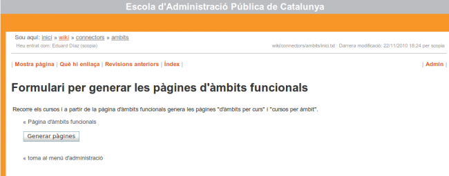  Generar àmbits 